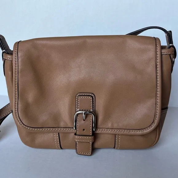 COACH Hadley Leather field Flap Crossbody Shoulder Bag F29763 - Picture 4 of 15